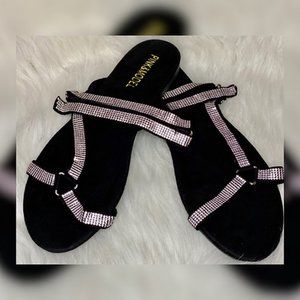 Jewel Sandals - Black